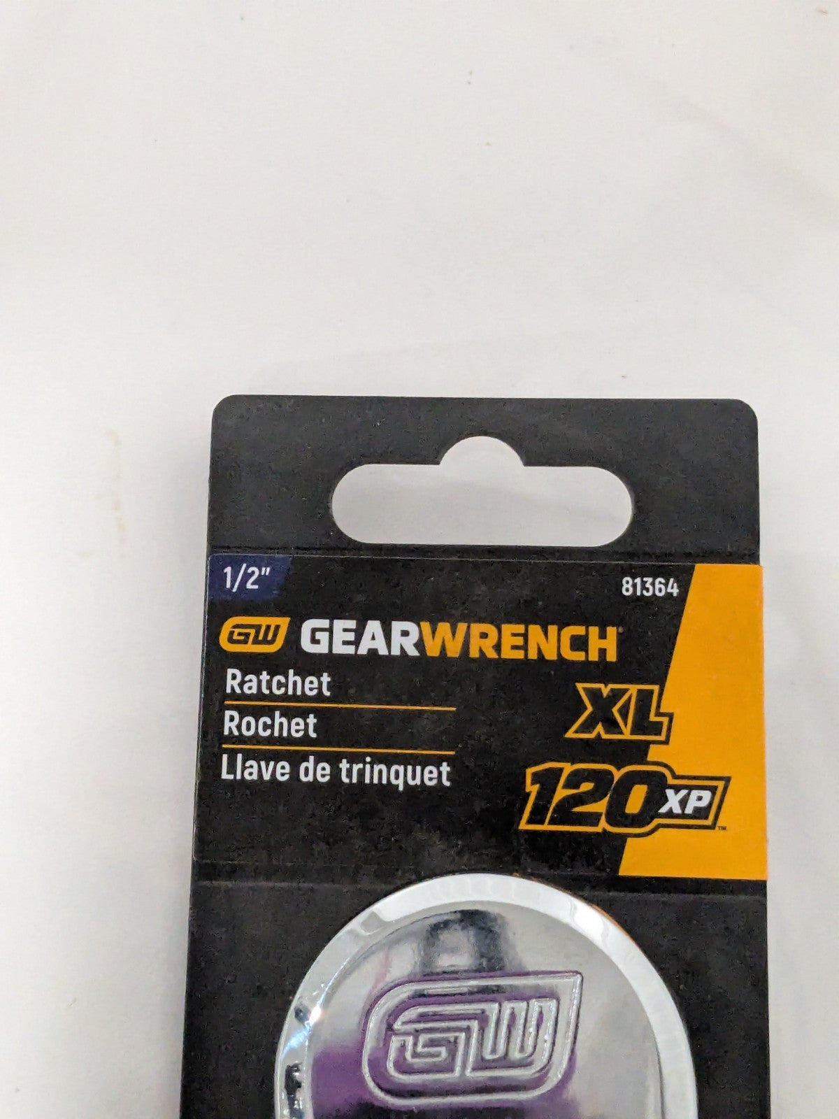 GearWrench 1/2" Drive 120XP Polish Chrome Extra Long Handle Teardrop Ratchet