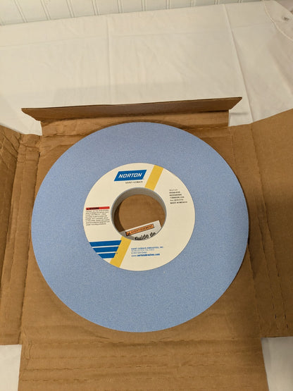 Norton Surface Grinding Wheel 12" Diam 1" Thick 3" Arbor Hole 60G