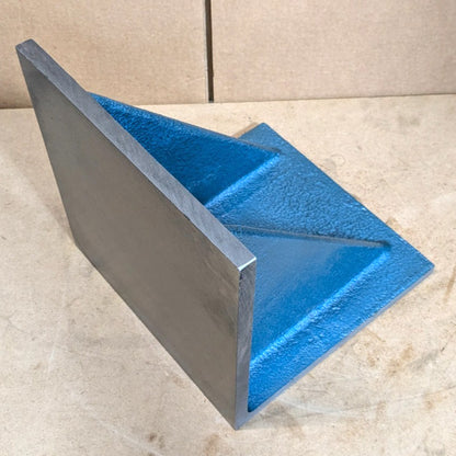 12" Wide x 12" Deep x 12" High Machined Angle Plate  Cast Iron  .003" Sq