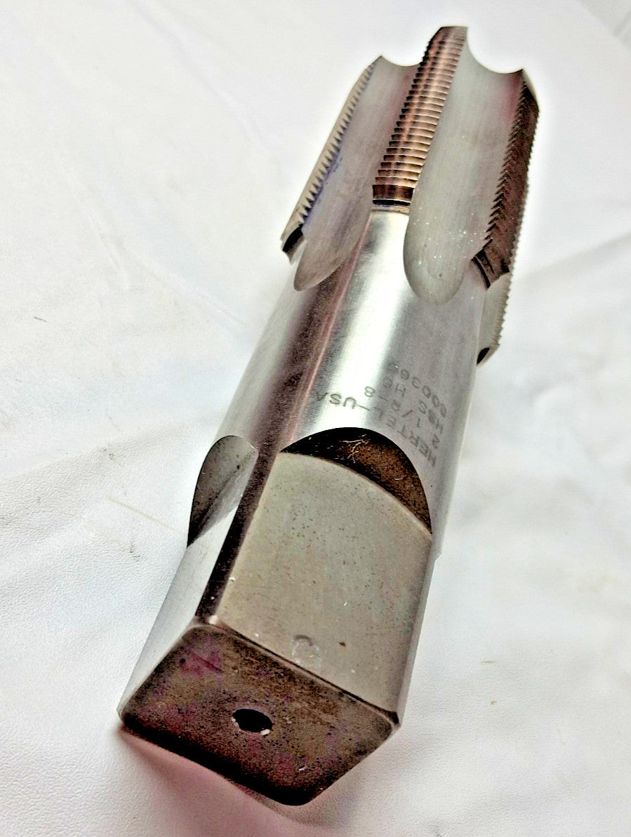 Hertel Straight Flute Tap HSS 2-1/8-8 UNS 6FL Plug Chamfer 59898536