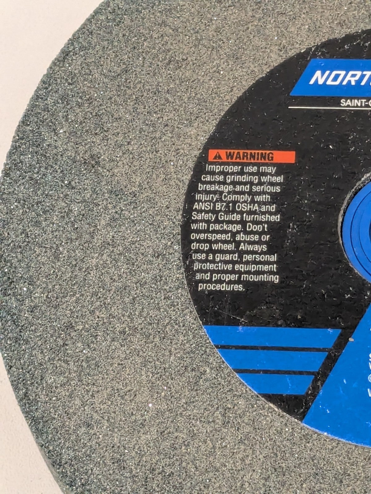 Norton Bench & Pedestal Grinding Wheel: 6" X 3/4" X 1" 66252837190