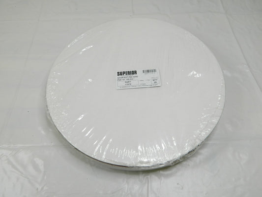 Superior PSA Disc: 12″ Disc Dia, 180 Grit, Aluminum Oxide Qty 25 11512