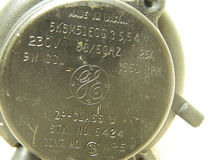 GE HVAC Motors Bearing Motor Min Voltage: 0 Max : 230  EM5424