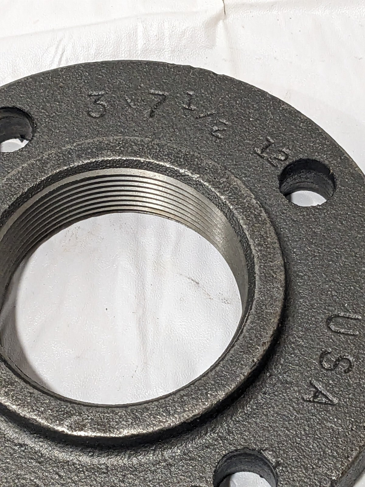 Ward Screwed Flange 3" x 7-1/2" Black Cast Iron Steam Companion FCICOF