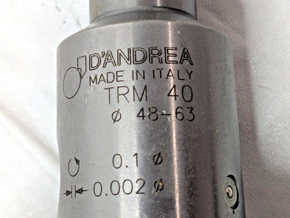 Ingersoll Cutting Tools DAndrea Mod Boring Head TRM40 455004000800 3240070