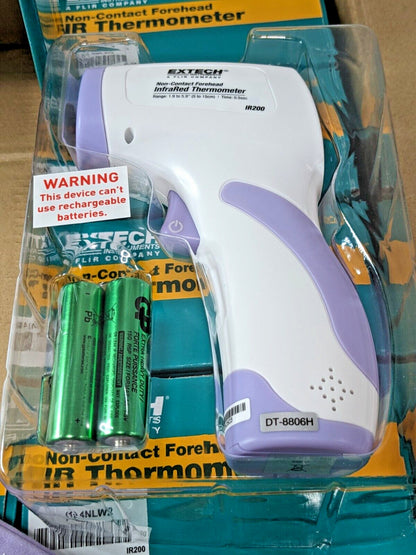 CASE of 20 EXTECH Non-Contact Forehead IR Thermometer from 89.6 to 108.5°F IR200