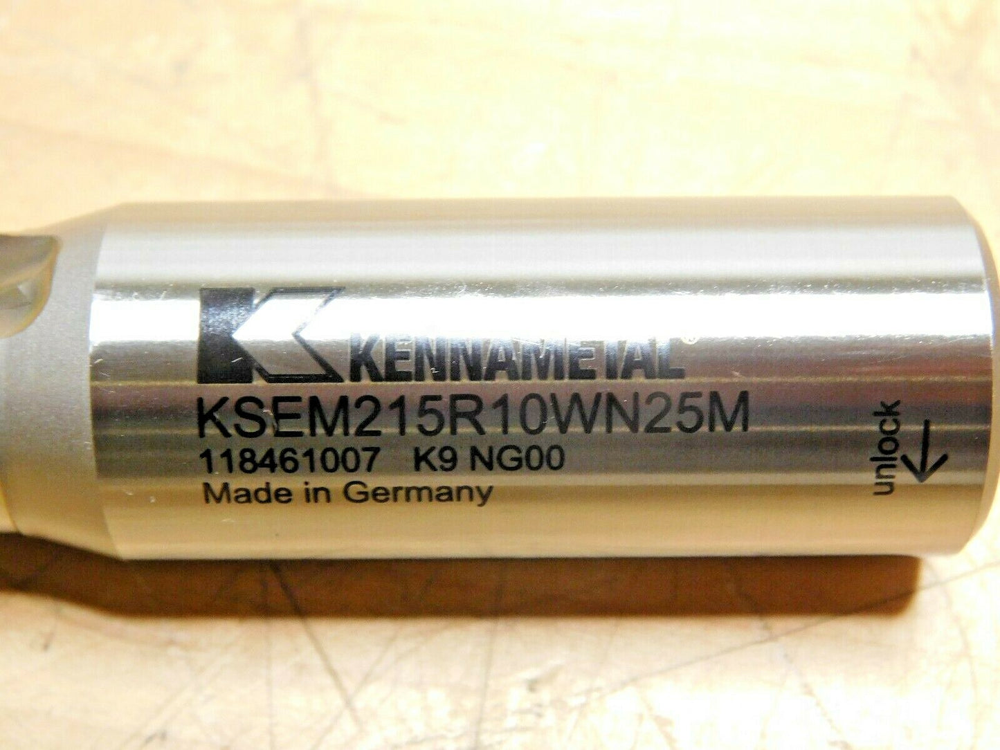 Kennametal Replaceable-Tip Drill 21.5mm - 22mm Dia 10xD KSEM215R10WN25M 1611435