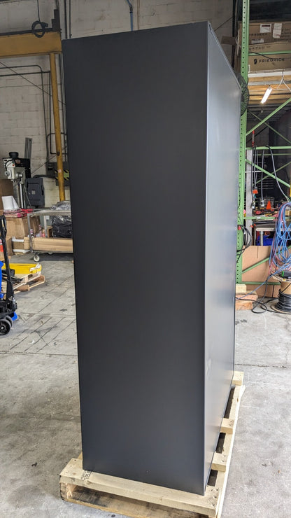 Valley Craft Industrial Storage Cabinet 14 Ga. Steel Grey 48 x 24 x 78 F89109