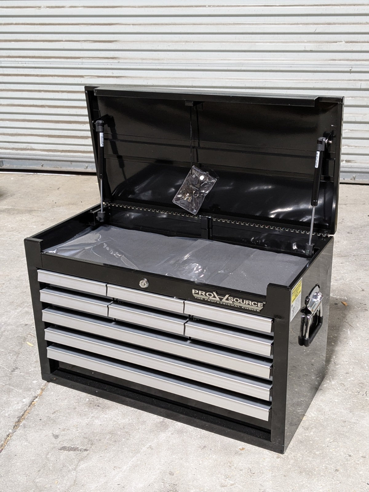 Pro Source Steel Top Chest Tool Box 9 Drawer 26" x 12" x 16" Scratch N Dent