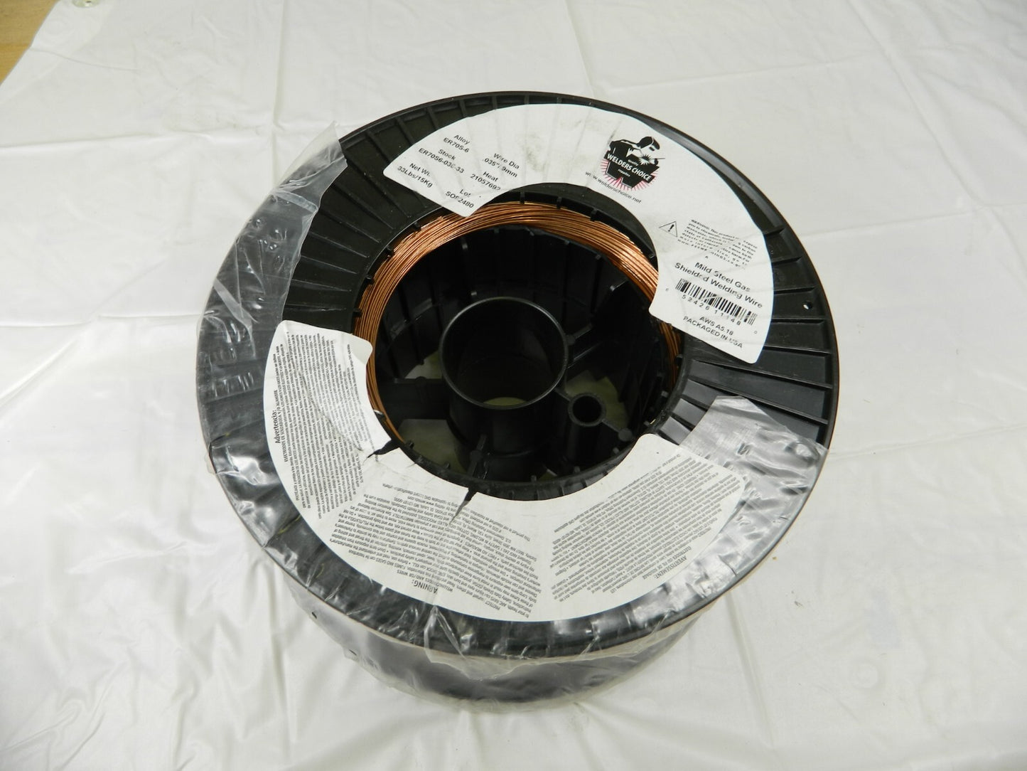 WELDER'S CHOICE MIG Welding Wire: 0.035" Dia 33 lb ER70S6-035-33