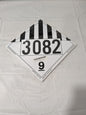 Labelmaster UN 3082 Miscellaneous Dangerous Goods Hazmat Placard Qty 25 ZRV19-82