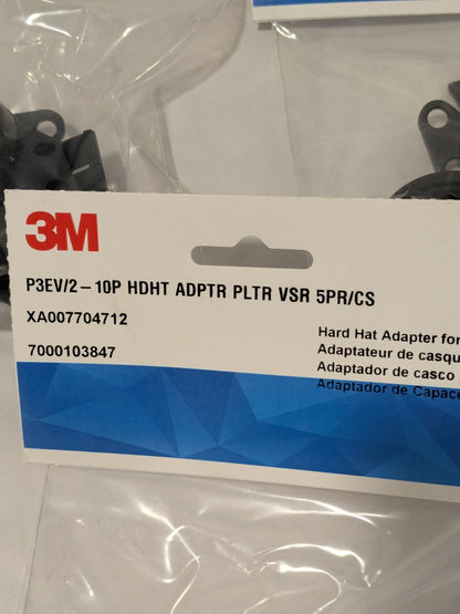 3M Peltor Hard Hat Adapter for Visors P3EV/2, Face Protection 5 PAIR 7000103847