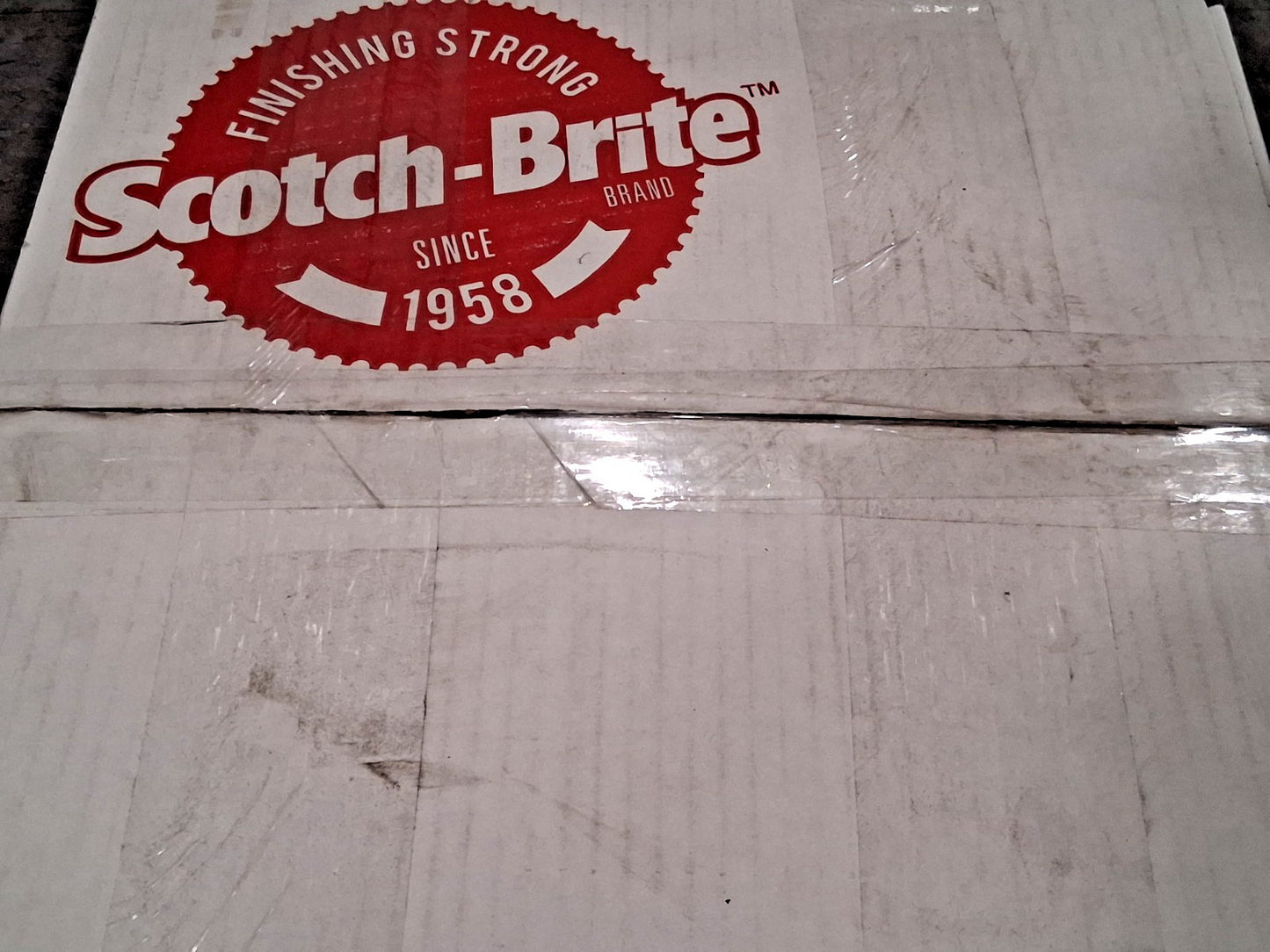 3M Hand Sanding Pads QTY60 Non-Woven Aluminum Oxide Fine Grade Brown 7000121091