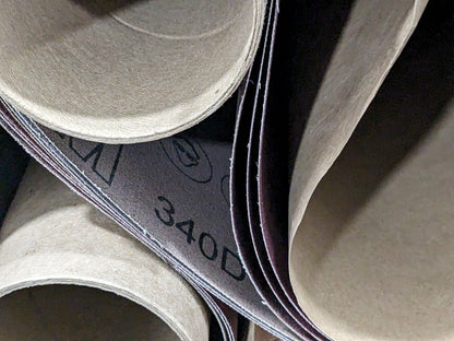 LOT of 3 3M Cloth Belts 340D SINGLEFLEX FILM-LOK P120 52" x 75"  7010326394
