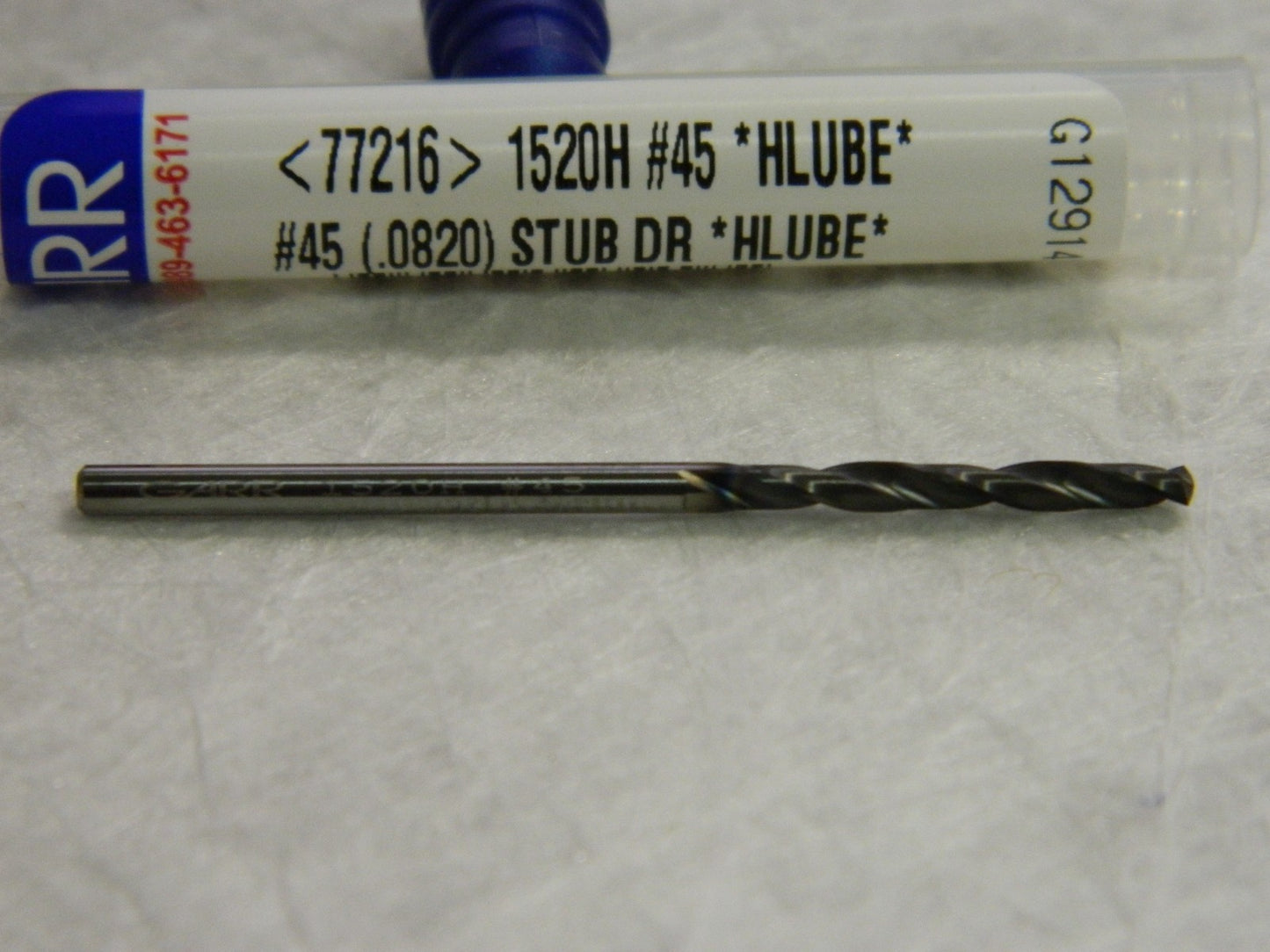 Garr 3XD - 2 FL Balinit HardLube Coated 135 DEG. 4-Facet Point QTY 10 77216