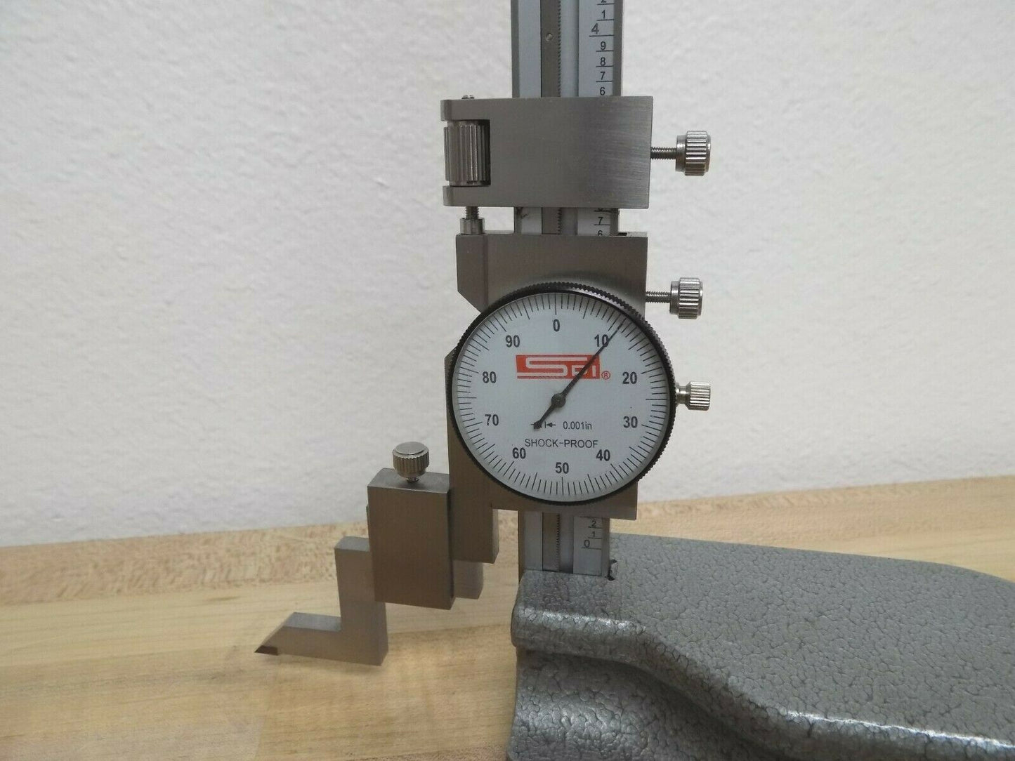 SPI Single Beam Dial Height Gage 0 - 8" x 0.0010" Graduation 20-612-8 Repair