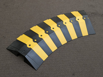 UltraTech Ultra-Sidewinder Cable Protector 1-Channel 3 Ft. Black / Yellow 1840