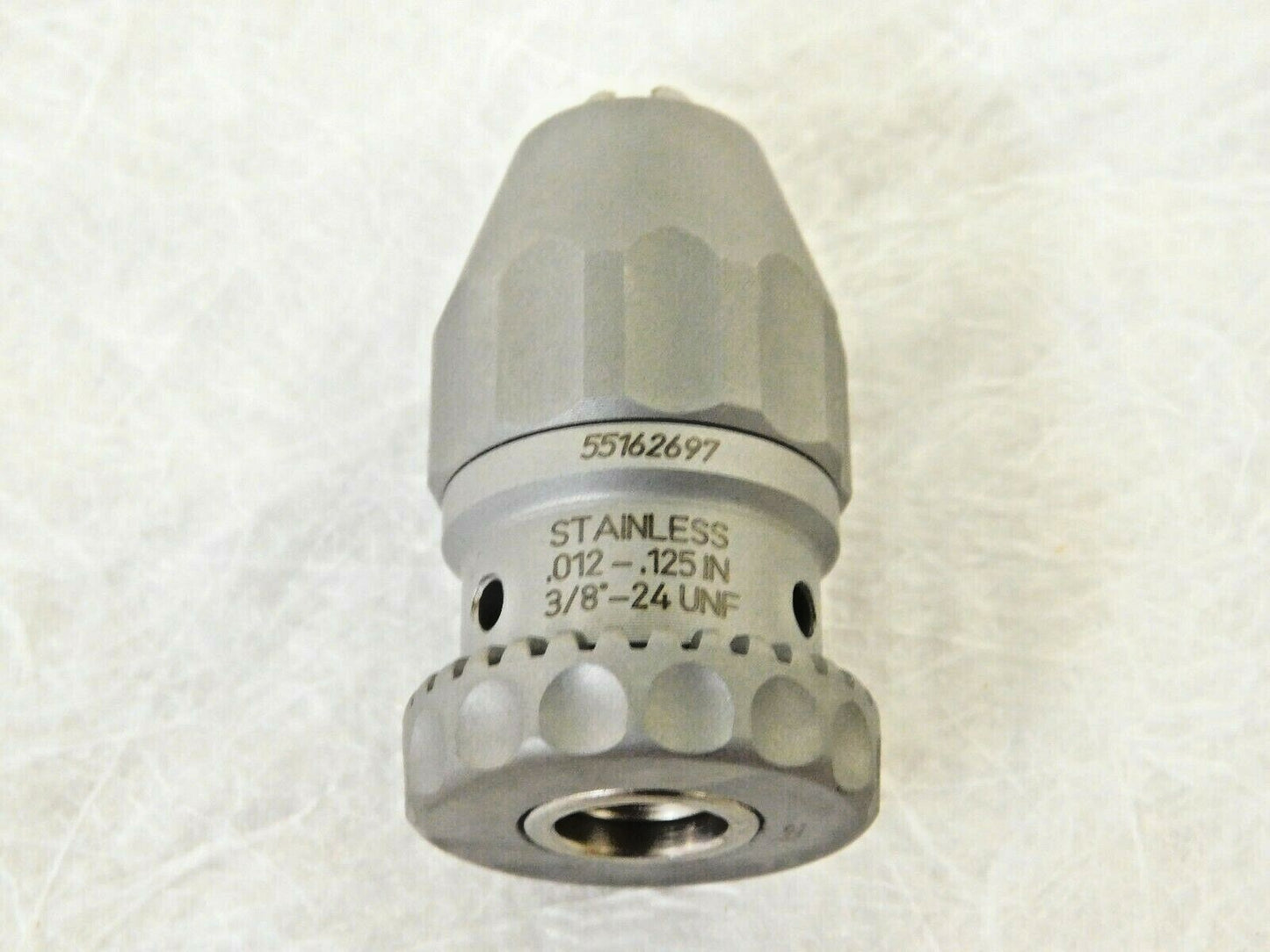 Accupro Threaded Mount Drill Chuck SS 3/8-24 0.3-3.18mm Capacity 55162697