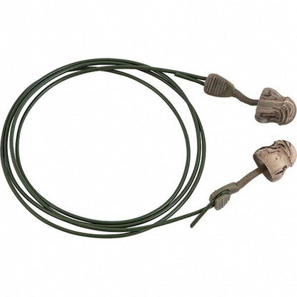 MOLDEX Camo Earplugs: 30 dB, Foam, Bell, Push-In, Corded Box of 100 Pairs 6946