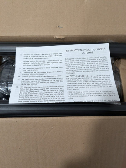 MetroVac Vacuum Blower 1.17 hp, Accessories Included VNB-7B