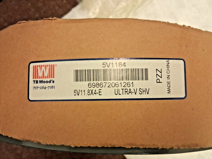 TB Wood's QD Bushed V Belt Sheave 4 Groove 7/8 to 3-1/2 Bore Dia 5V1184