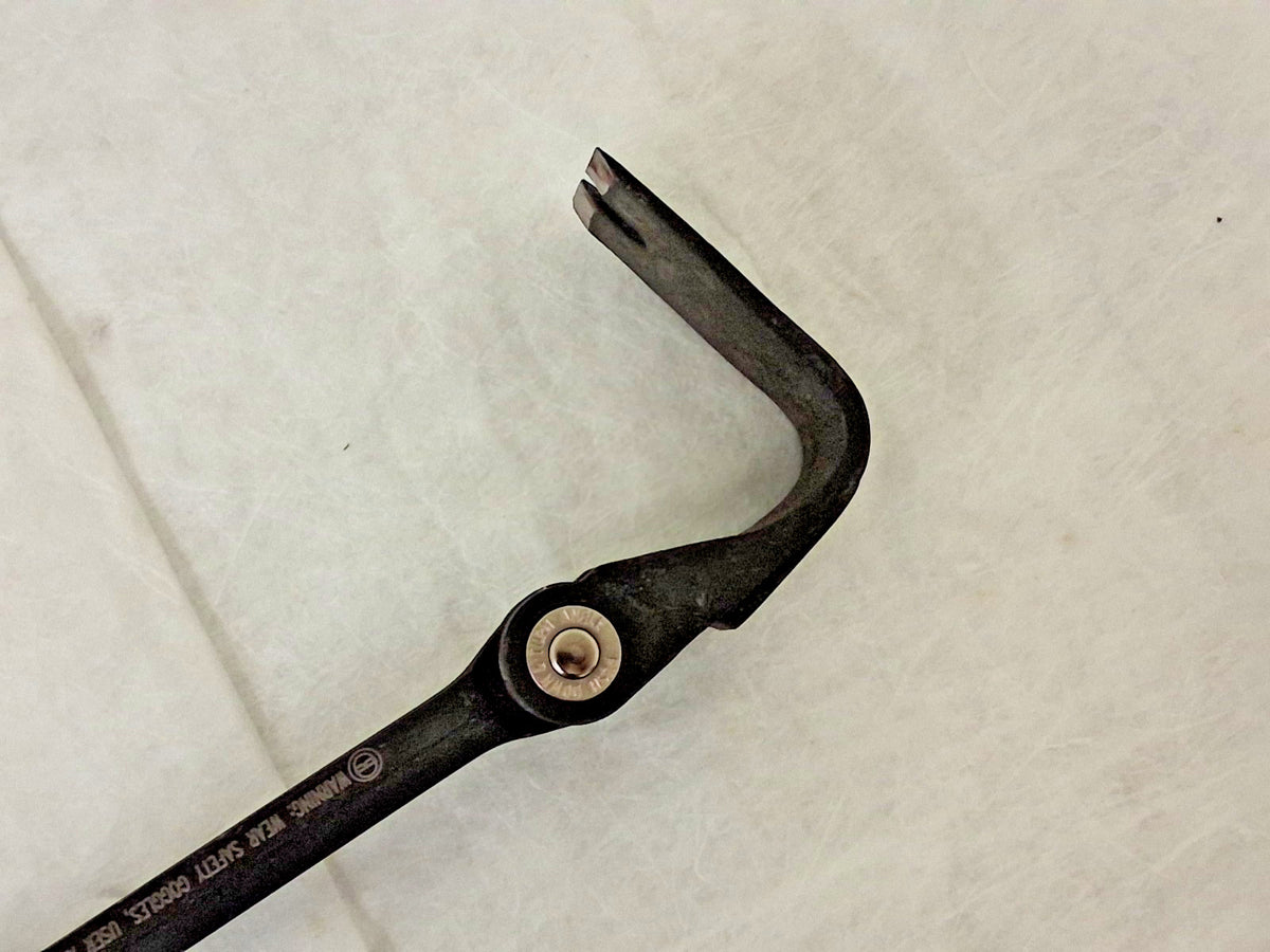Crescent Indexing Flat Gooseneck Curved Prybar DB30X-06