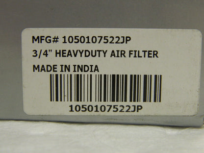 Jupiter Pneumatics Heavy Duty Filter 3/4"Port 10.24"High 3.54" Wi