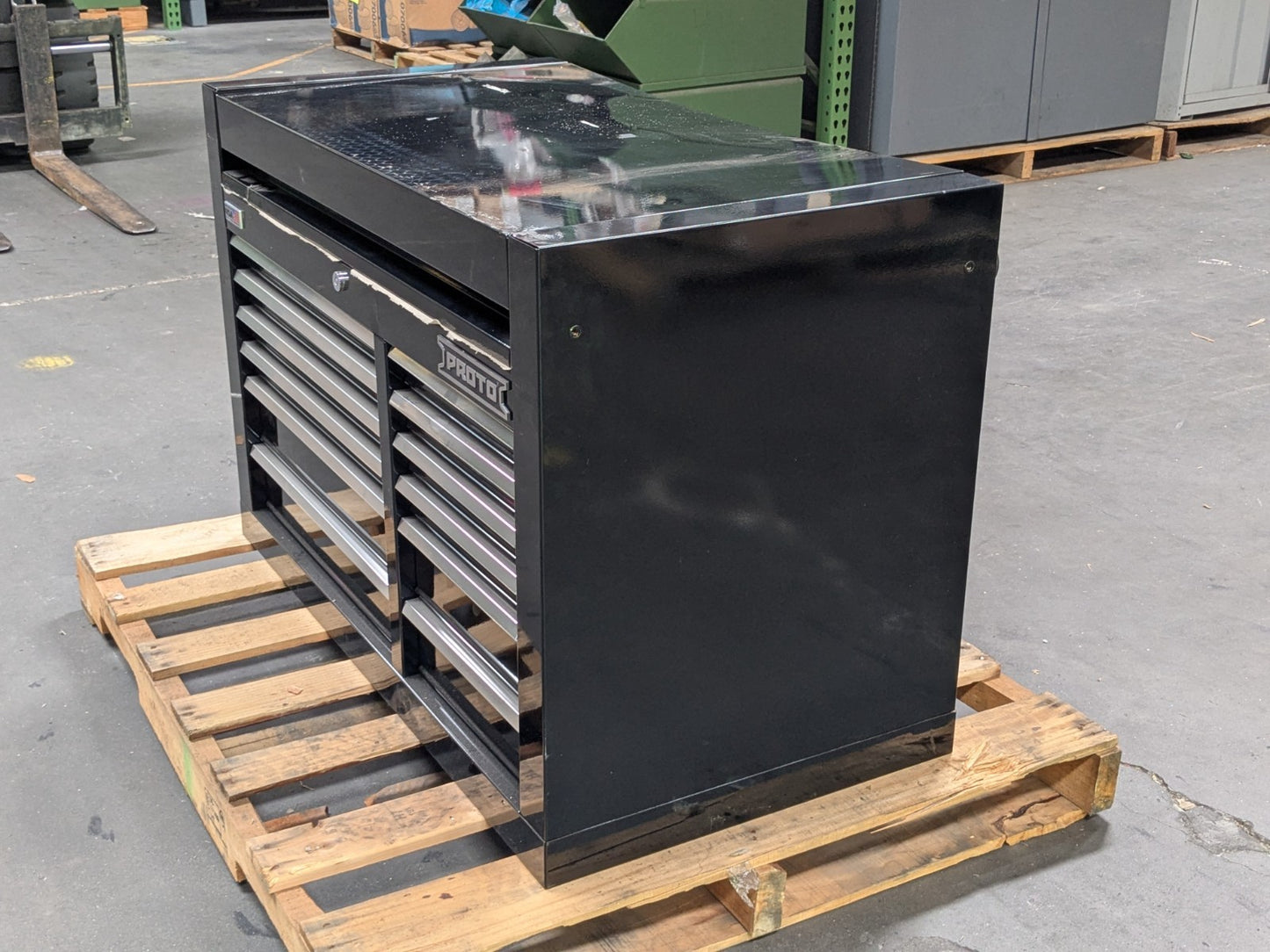 Proto Double Bank Top Chest Tool Box 12 Drawer 41" x 22" x 27" LO