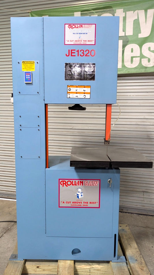 ROLL-IN SAW JE1320 Journeyman Vertical Bandsaw  220V/3PH  2HP  20" Throat