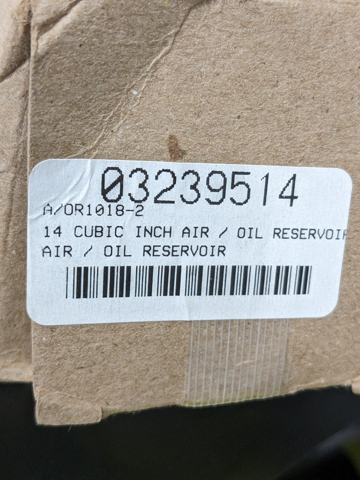 LDI 1 Outlet, Polymer Bowl, 229.42 Cu. cm Air-Operated Oil Reservoir A/OR1018-2