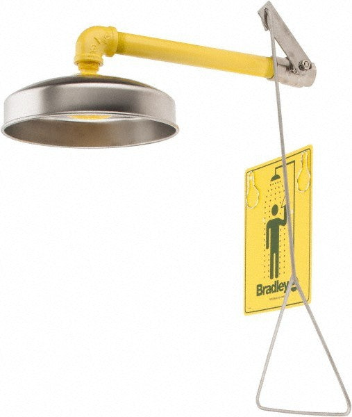 Bradley Horizontal Drench Shower w/Plastic Showerhead 1" NPT S19-120