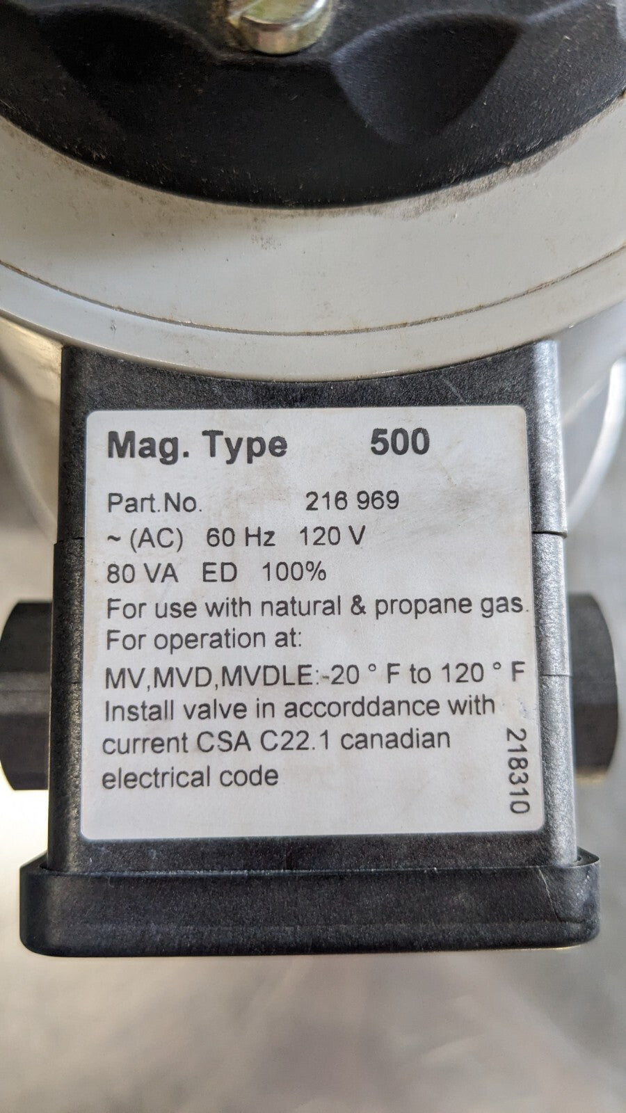 Dungs MVD 525/602 Single Automatic Shut-Off Valve 120 VAC 2-1/2 NPT