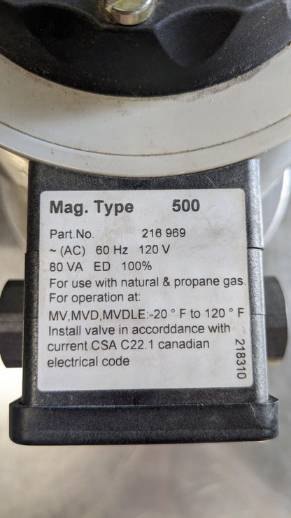 Dungs MVD 525/602 Single Automatic Shut-Off Valve 120 VAC 2-1/2 NPT