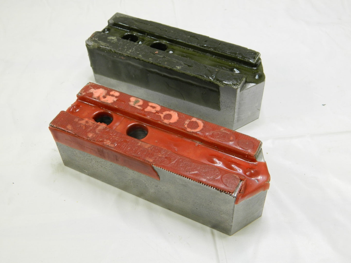 H & R Soft Lathe Chuck Jaw: Serrated 2OAW, 2OAH, 6-1/4OAL Qty 2 HR-112-2.0-OP