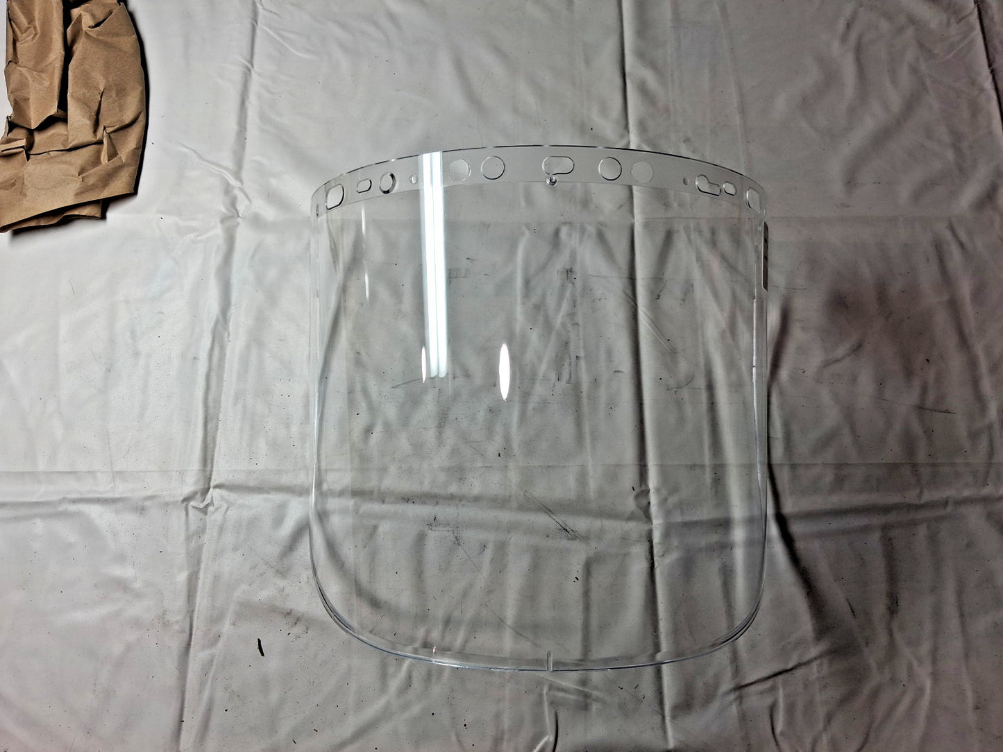 Sperian Clear Face Shield Replacement Window QTY5 0.7" Thick 11390044