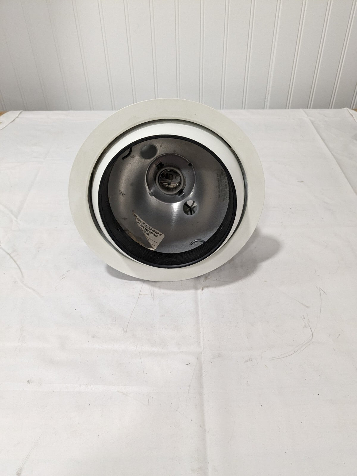 Lightolier Recessed Down Light Reflector Trim Matte White 1123