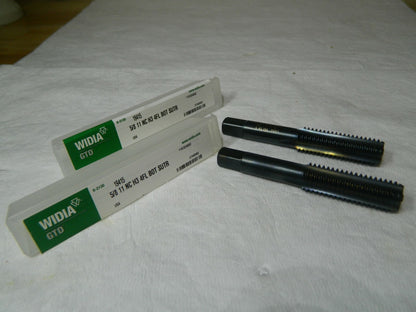 Widia GTD HSS Hand Tap Bottoming 5/8" Pitch 11 SHK Dia 0.480" H3 4FL Q