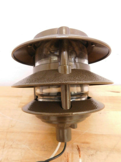 Crouse-Hinds Weatherproof Garden Lights, 3-Tier, Zinc Die Cast, Bronze TP7702
