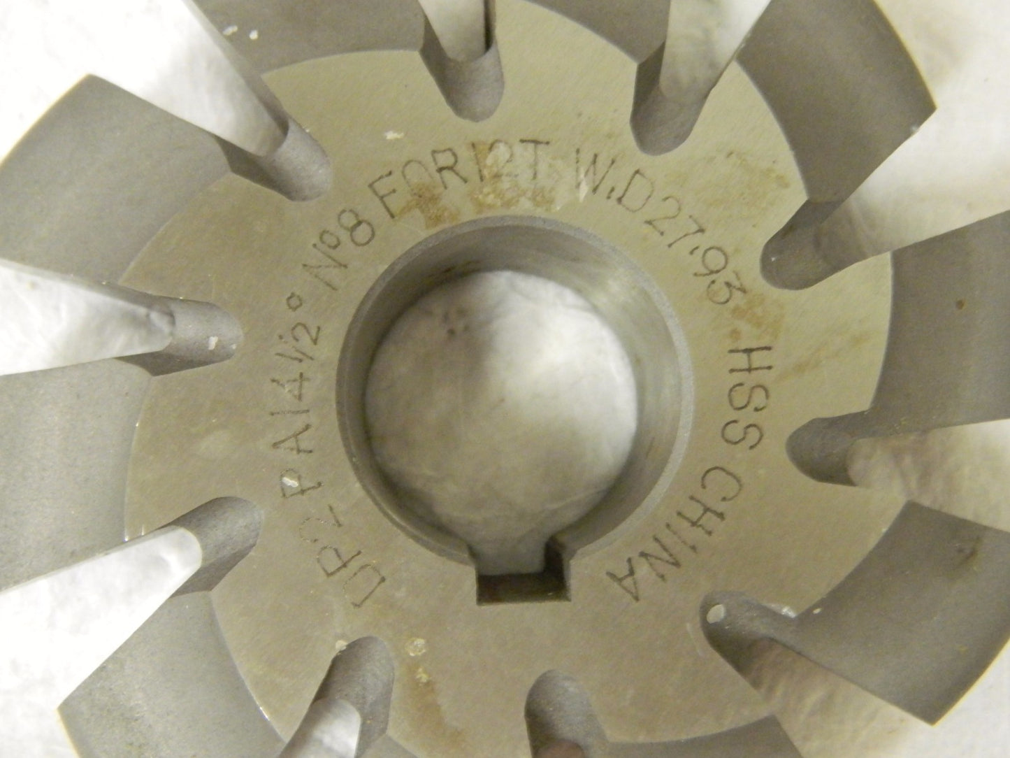 PRO Involute Gear Cutter 5-3/4" Wd 27.39 10T 1-1/2" Hole 14-1/2º X7-MG