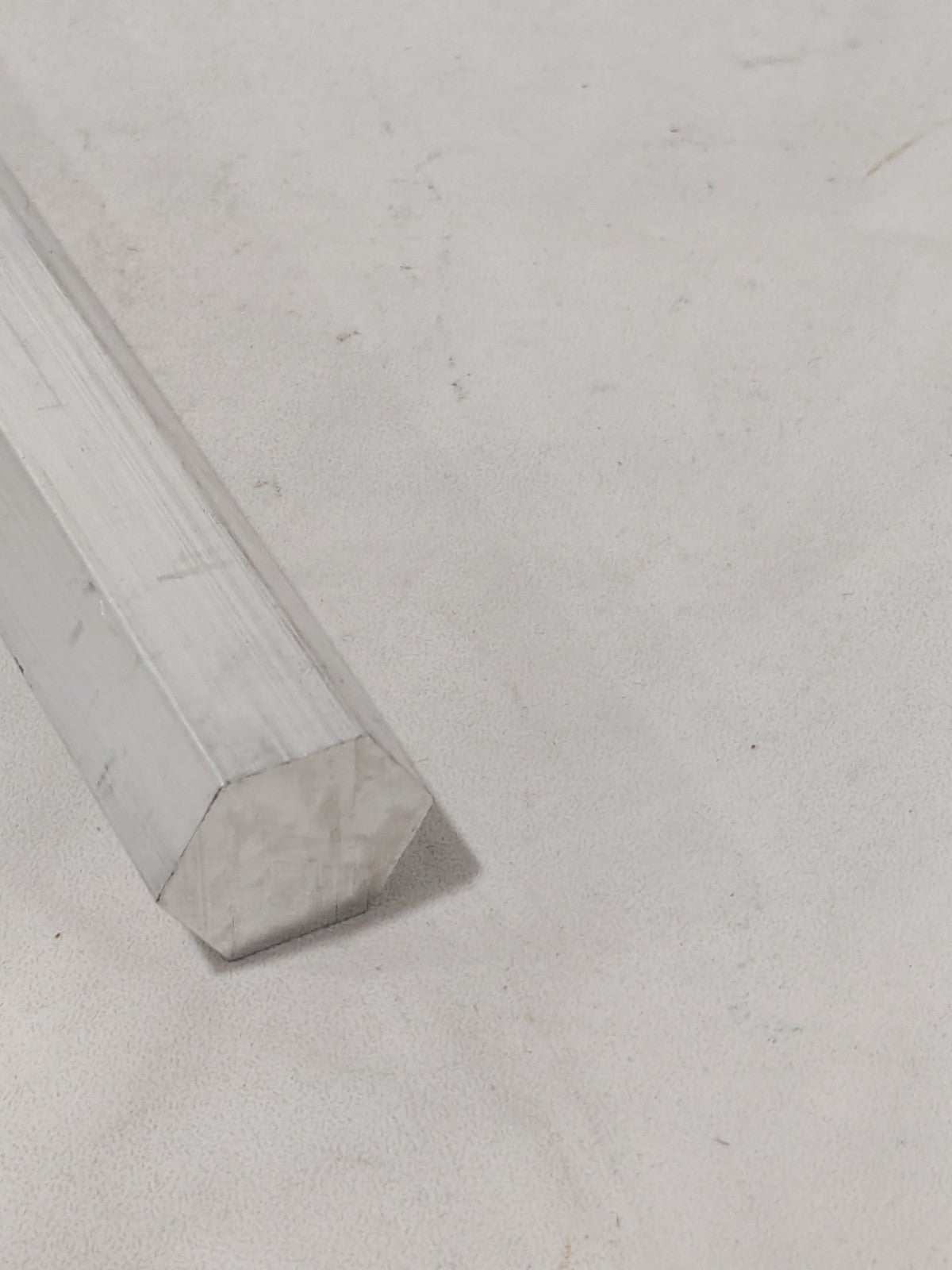 Aluminum Hexagon Bar 3/4" Width Across Flats x 24" Long, Alloy 6061 32000614