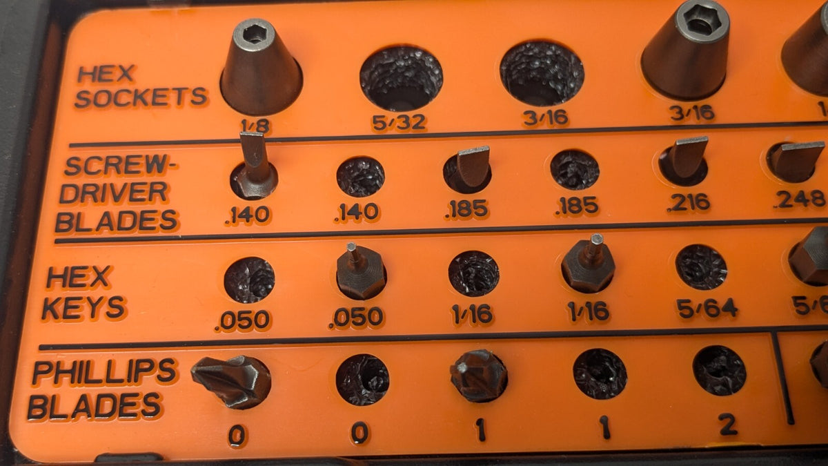 Utica 22 Piece Torque Limiting Screwdriver Kit 6 to 30 in/lb Torque KT-30