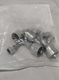 PARKER Hydraulic Hose 90 ° Elbow: 0.25" ID, 4 mm, 7/16-20 Qty 4 PP-00326