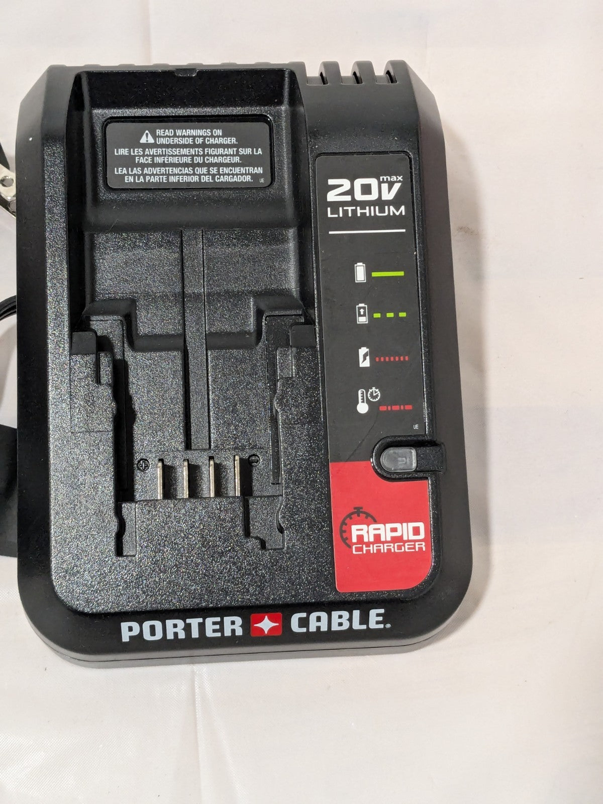 Porter-Cable Power Tool Charger: 20V, Lithium-ion PCC692L
