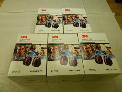 3M Earmuffs qty5 Listen-Only 30 dB NRR Behind the Neck &amp; under chin 70000023