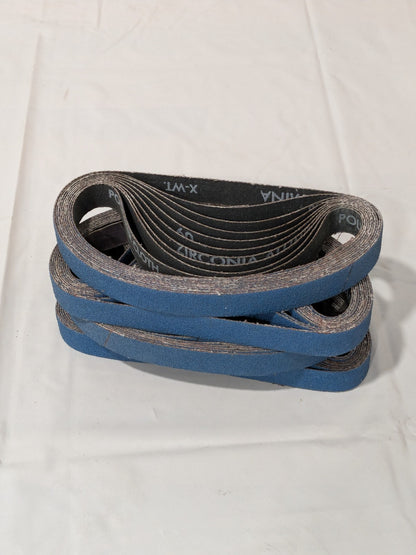 Norton Abrasive Belt: 3/4" Wide, 18" OAL, 60 Grit, ZA Qty 40 78072709590