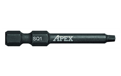 Apex Power Screwdriver Bit: 1/4  Hex Drive Qty 250 AMB2SQ1-50