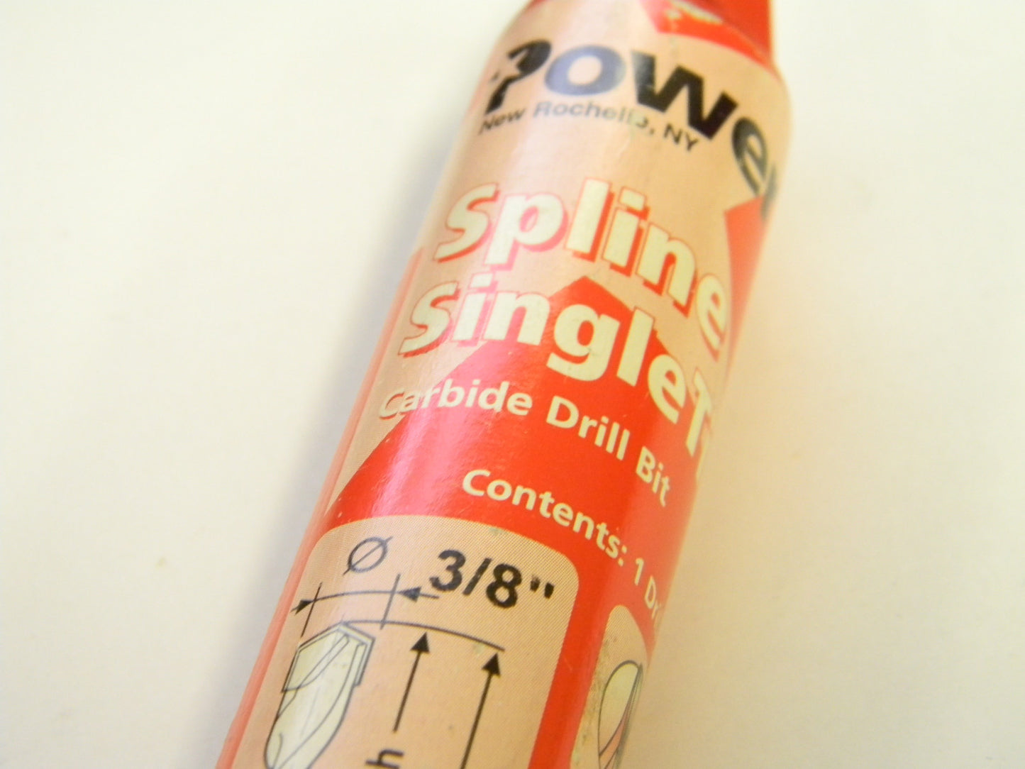 Powers Carbide Tipped Masonry Drill 3/8" x 5" x 10" Spline Shank