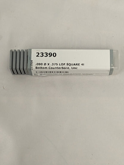 Harvey Tool Solid Carbide Counterbore 0.09 Cut Diam, 3/8 Flute Length 23390