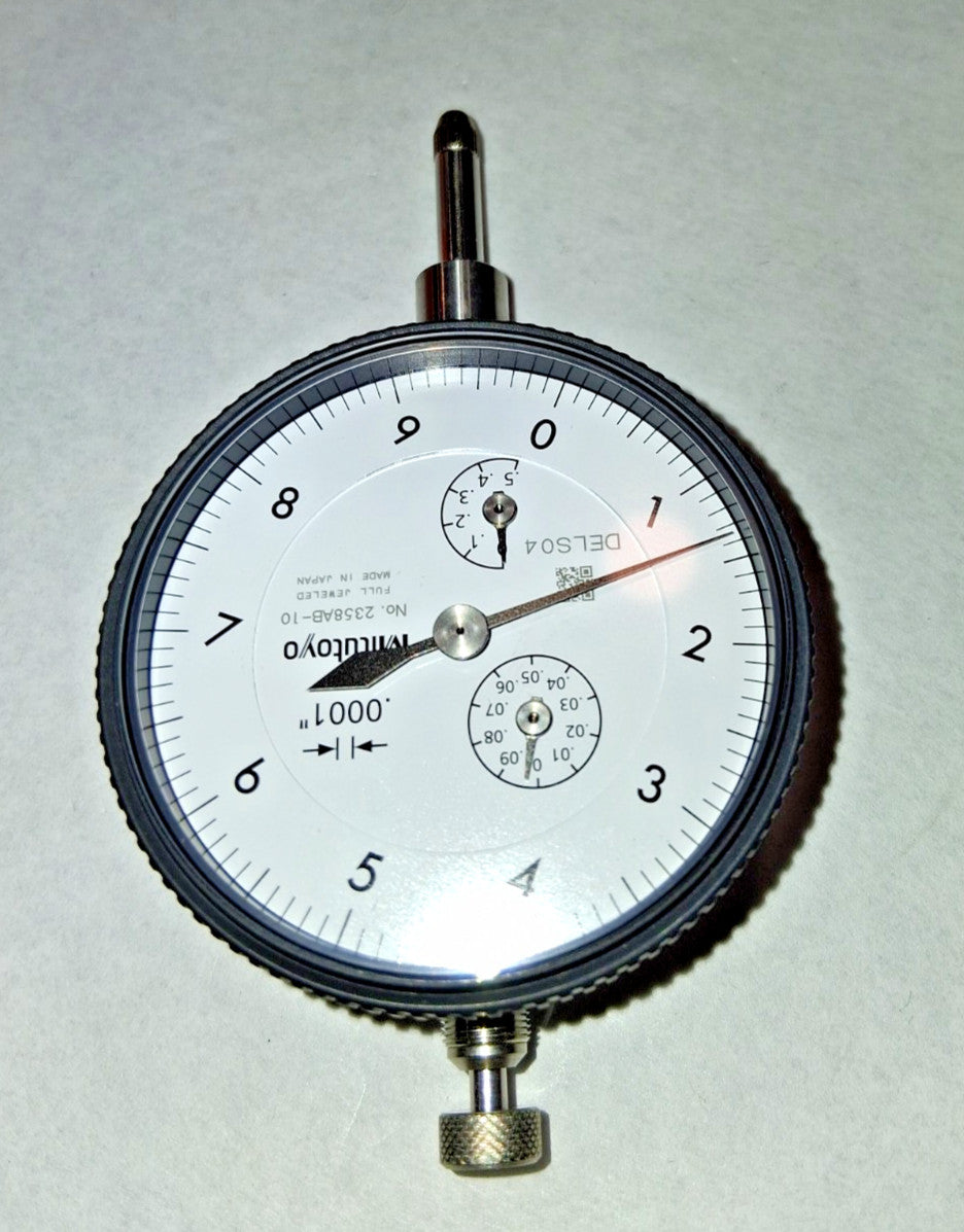 Mitutoyo Dial Drop Indicator 1/2" Max 0-10 DR Revolution Counter 2358AB-10