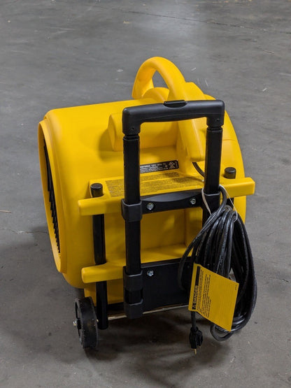 Shop Vac Portable Air Mover Fan 3-Speed 1800 CFM Max. 1/2 HP 120v 5 Amp